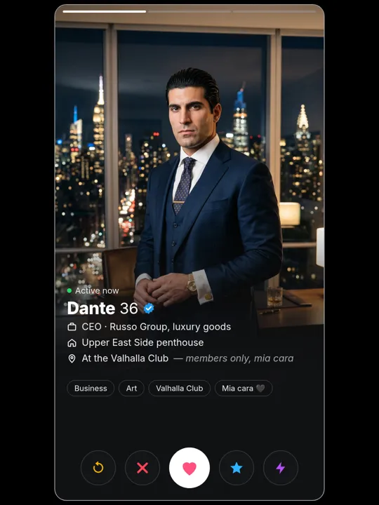 Dante Russo profile card