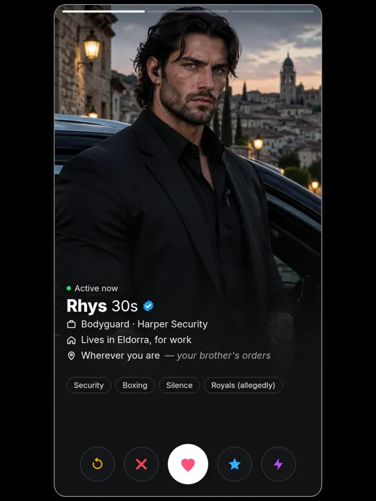 Rhys Larsen profile card