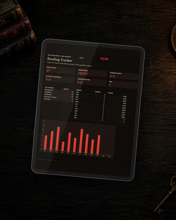 Dark-mode reading tracker